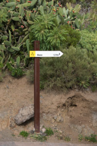 Hiking trail to the mountain village of Masca, Tenerife, Canary Islands, Spain Hiking trail to the mountain village of Masca, Tenerife, Canary Islands, Spain